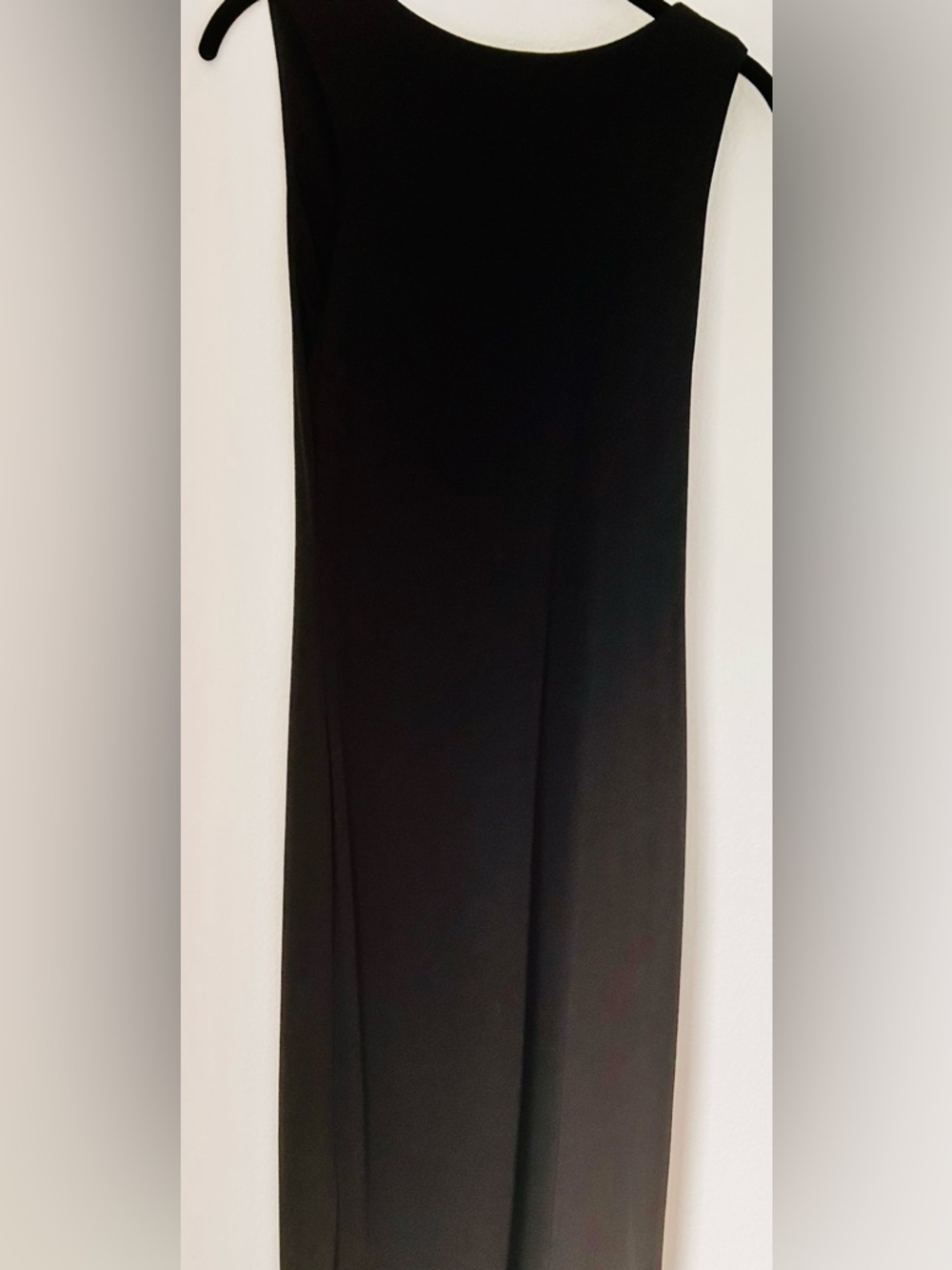 Moda  International Classic Black Sleeveless Maxi Dress